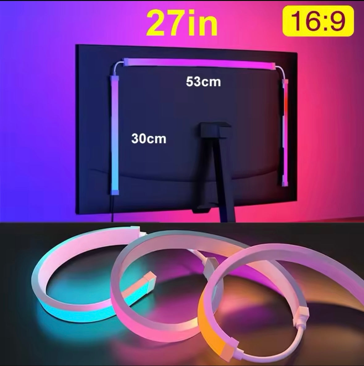 Computer Screen Synchronization Light Strip
Monitor Ambilight LED Lights Ambient Lighting PC
Backlight Pickup Light Game Room