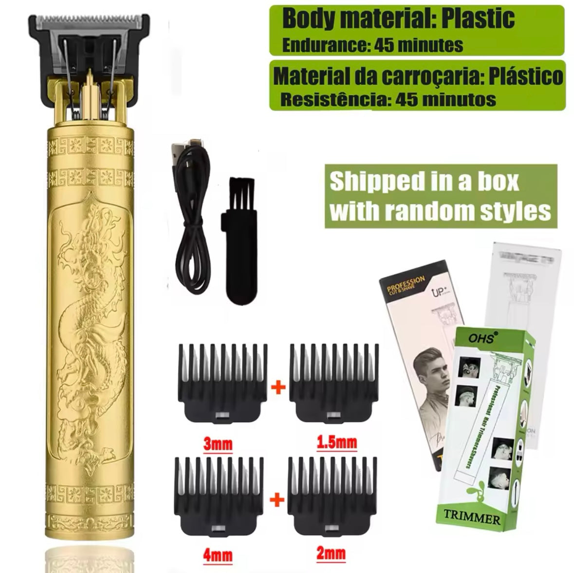 T9 Hair Clipper Repair Beard Shaving Body Hair Trimmer Clippers Electric Machine Men Haircut
Machine Omm Barber Shaver