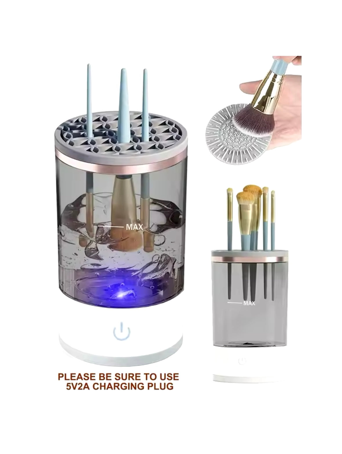 Electric Makeup Brush Cleaner Machine